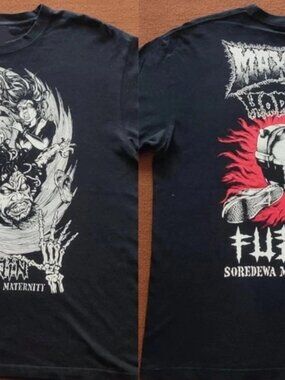 2 side shirt, MAXIMUM THE HORMONE Japanese Metal Band T-shirt 79